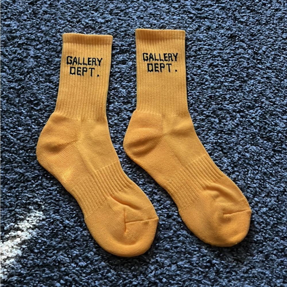 Orange Gallery Dept Socks